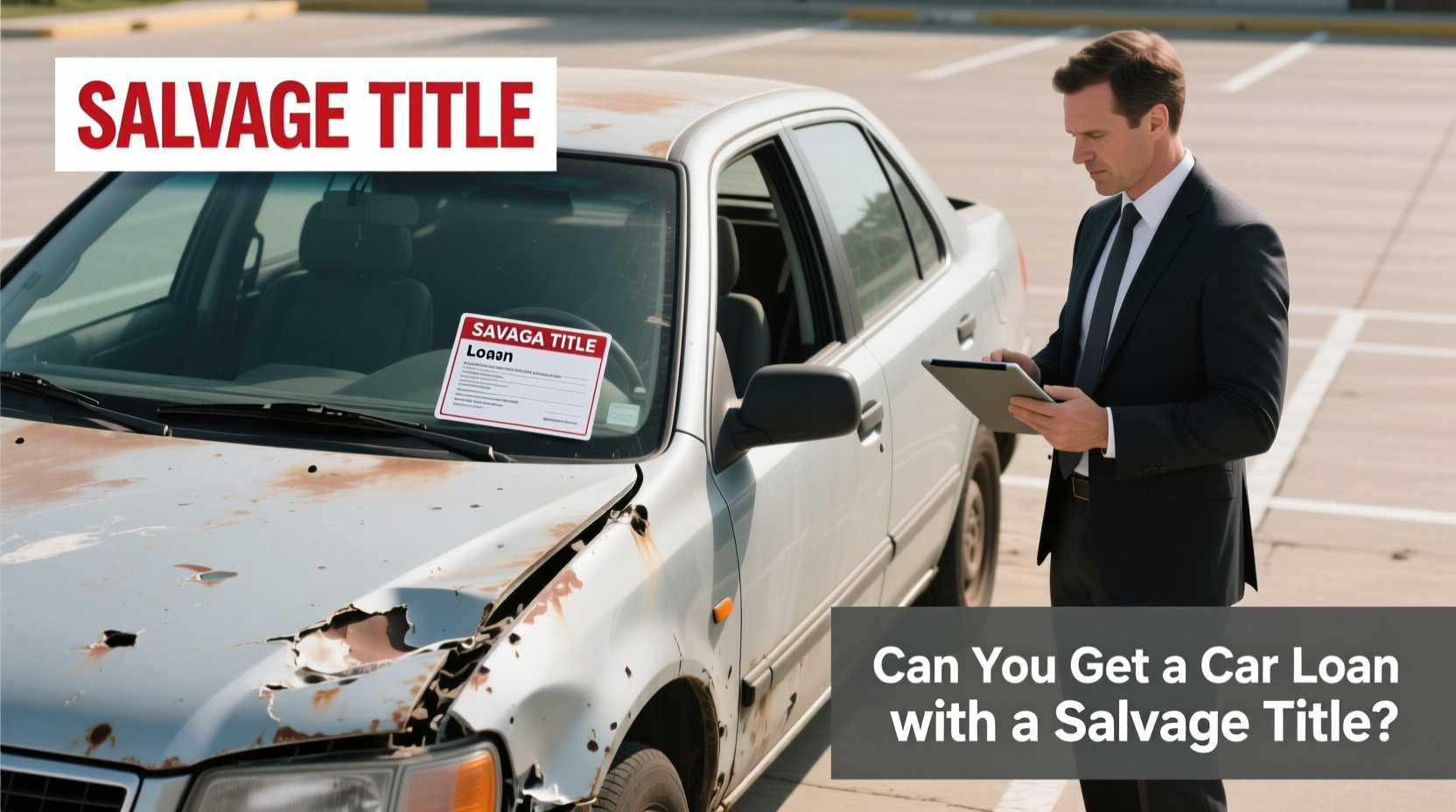 can you get a car loan with a salvage title