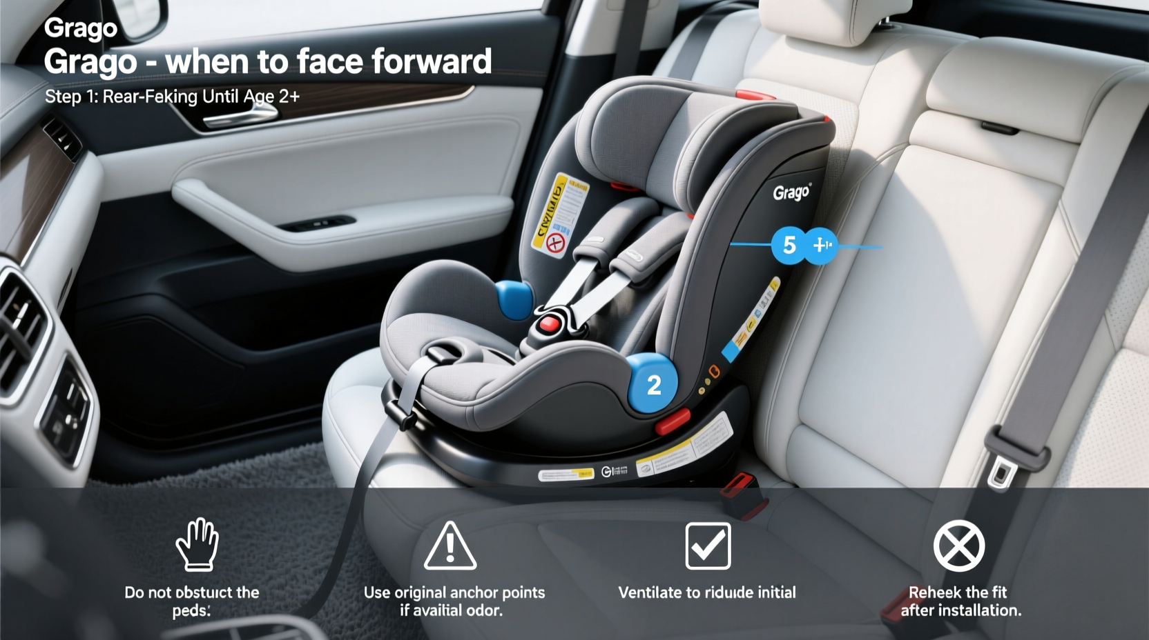 graco car seat when to face forward