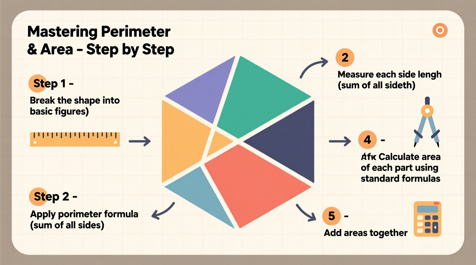 mastering how to find the perimeter and area of any figure a step by step guide