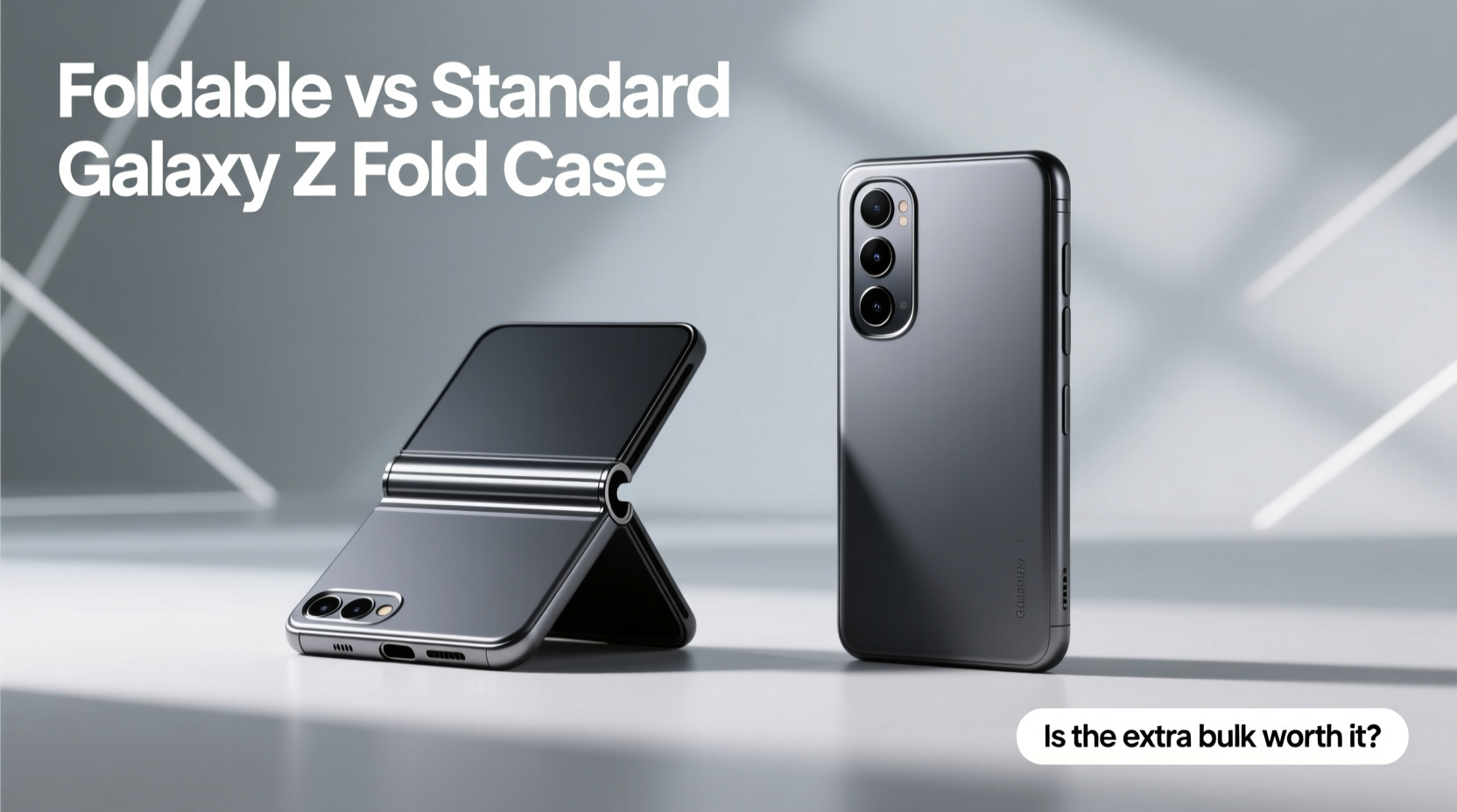 foldable vs standard galaxy z fold case is the extra bulk really worth it