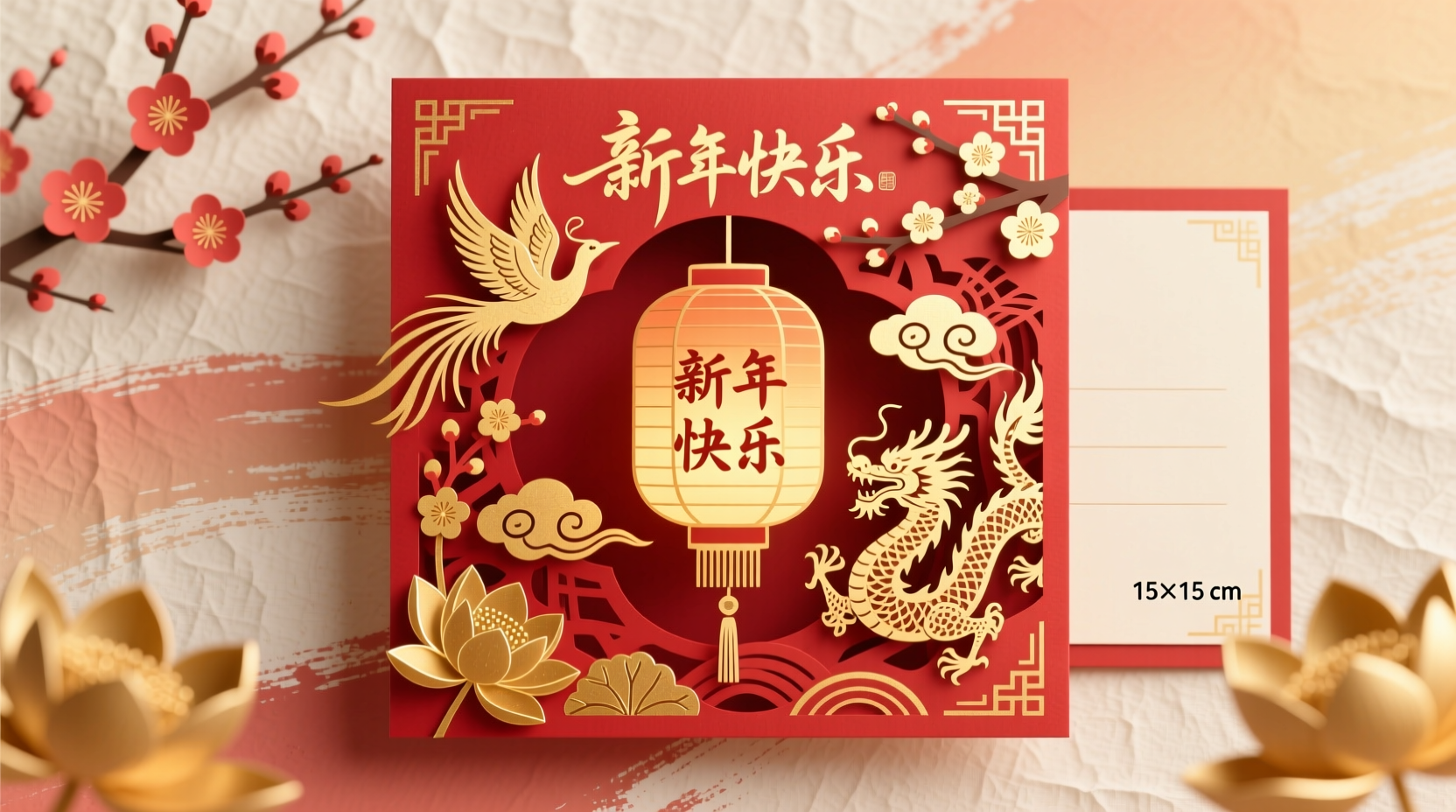 how to make a handmade greeting card for new year