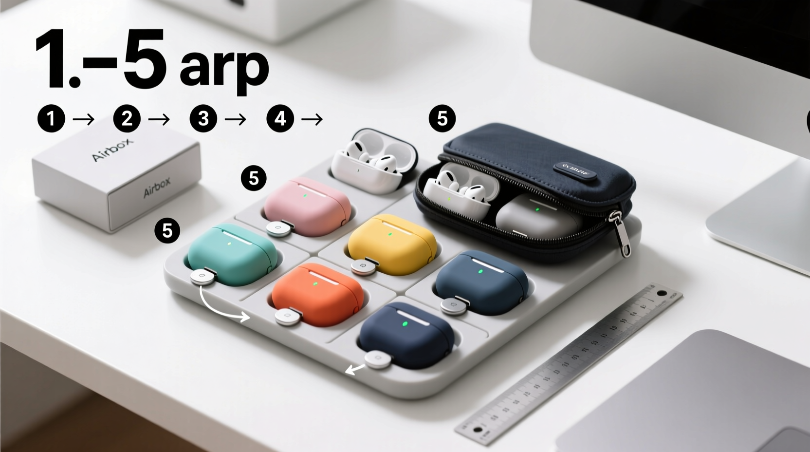 maximizing convenience a step by step guide to using compact storage solutions for airpods covers