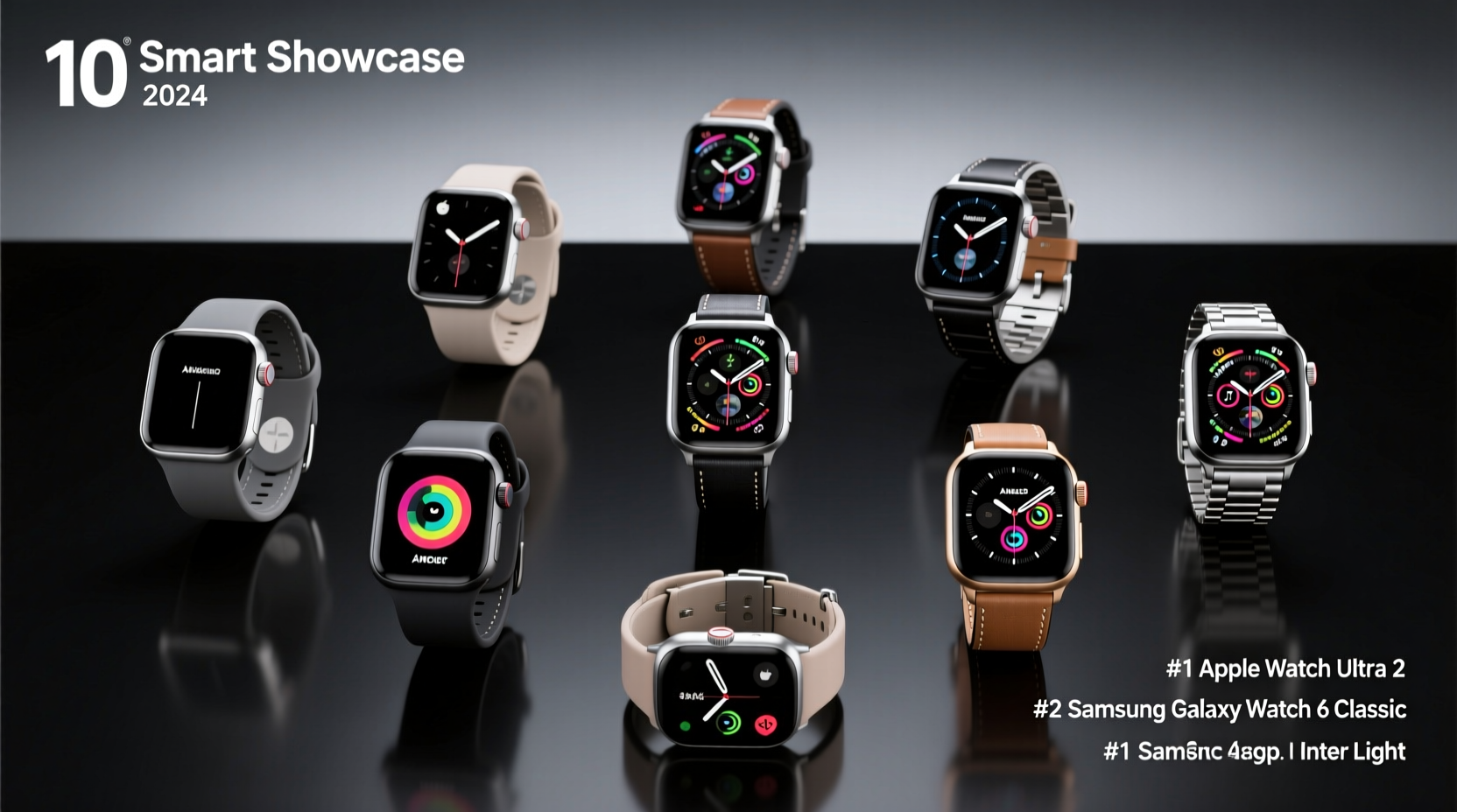 explore the top 10 smartwatch choices blending style and smart features