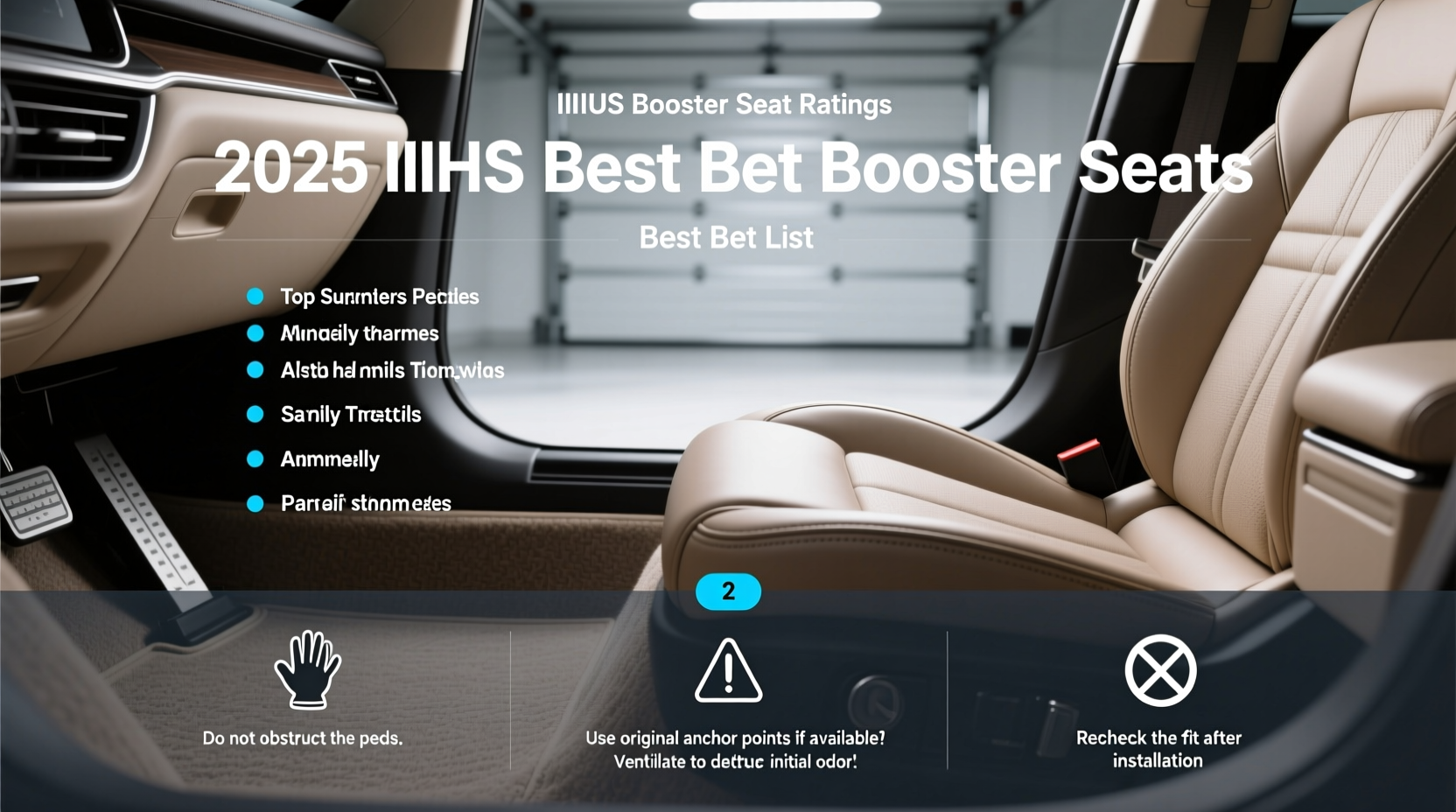 iihs booster seat ratings 2025 best bet list