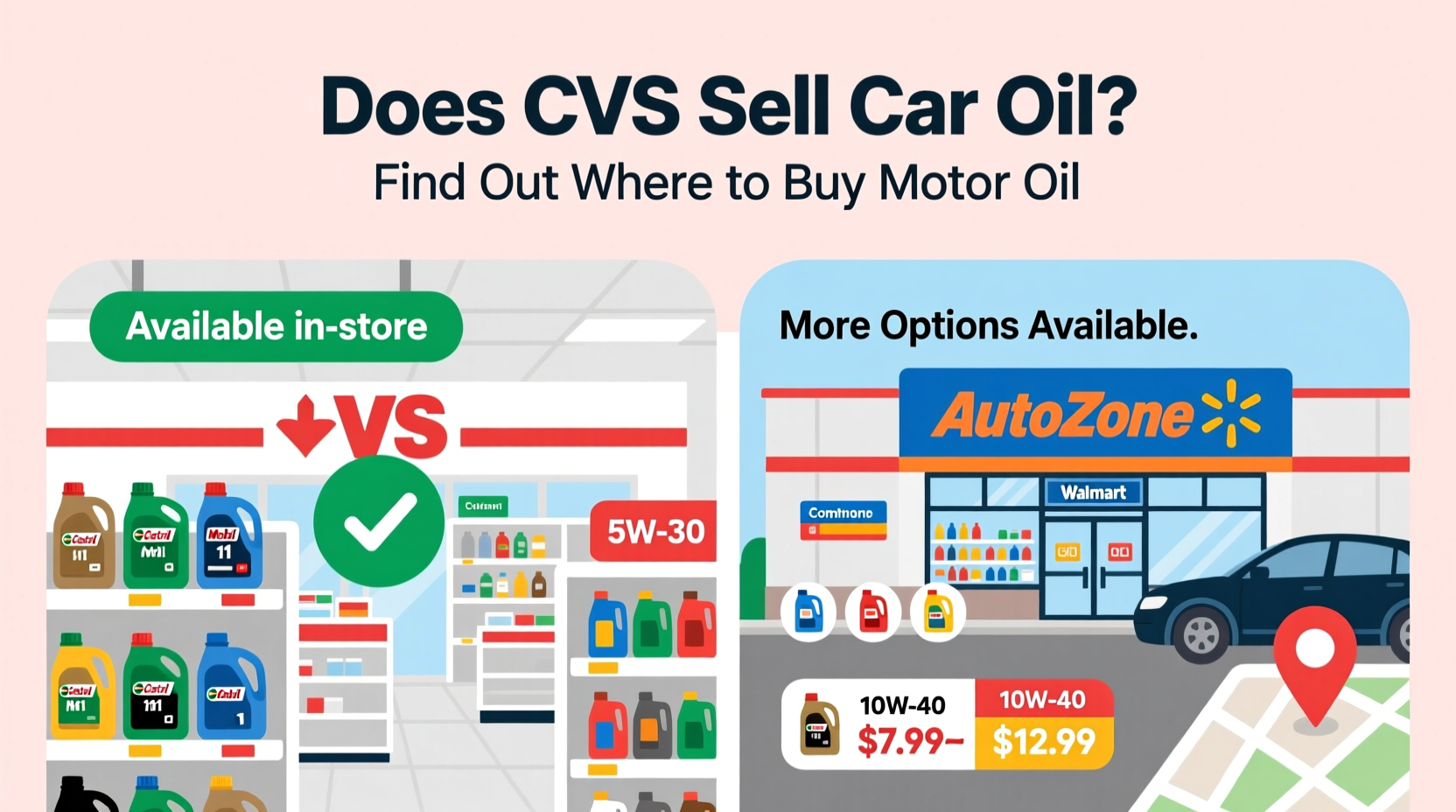 does cvs sell car oil