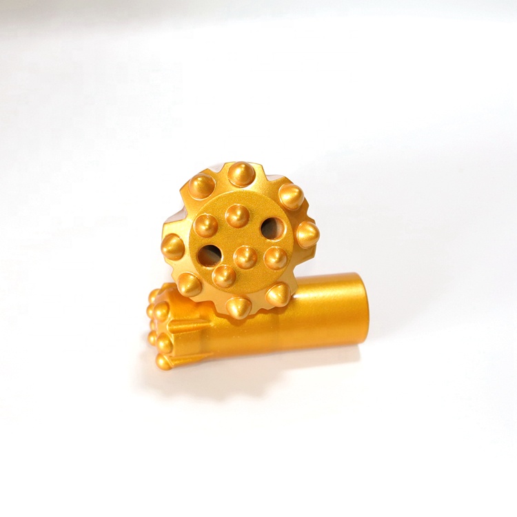 Hot-pressed TIMKE Steel And Beset with T6 Carbide Insert Drilling Long Hole 76mm T38 Thread Button Rock Drill Bit