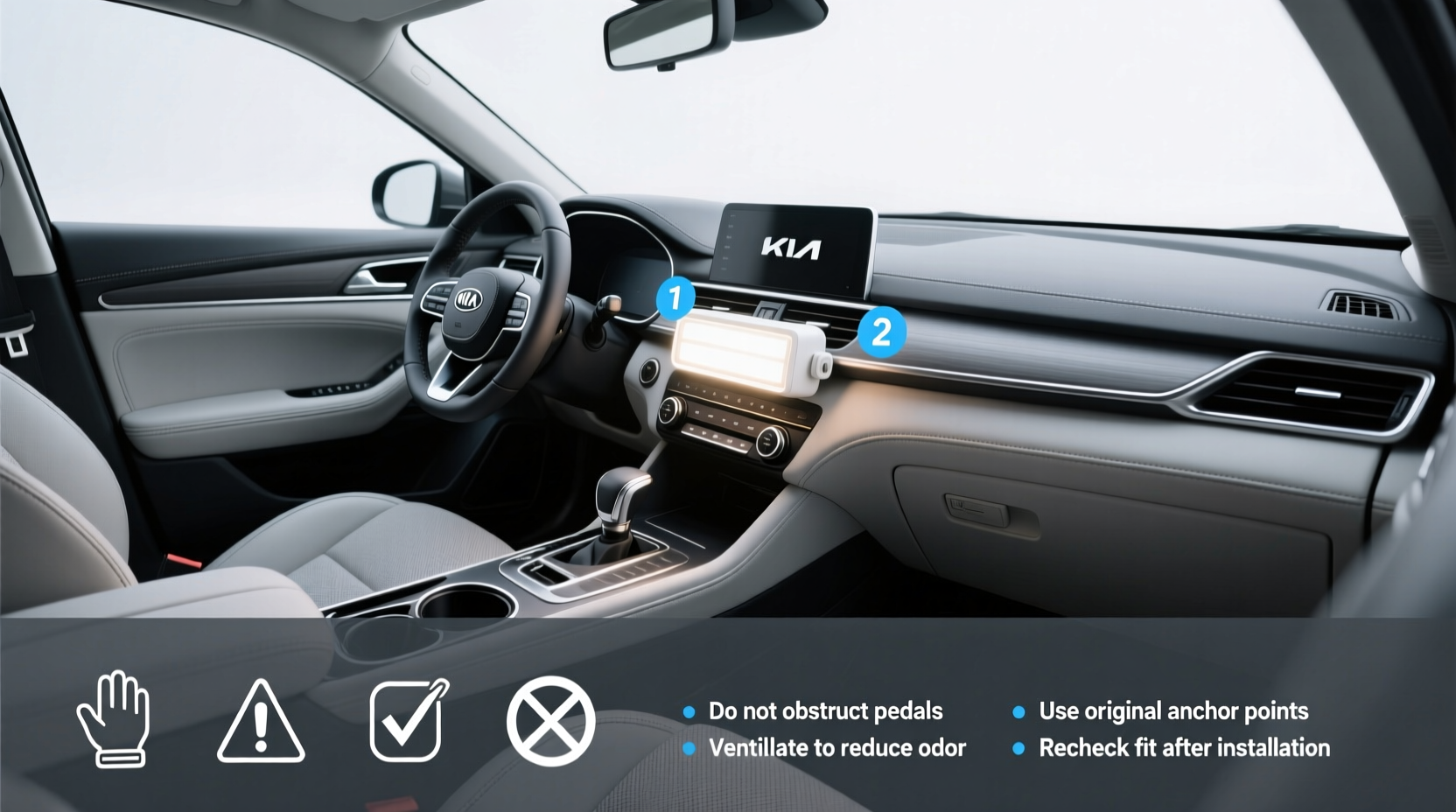 How to Choose Ambient Lighting Kit Kia K5: Buying Guide