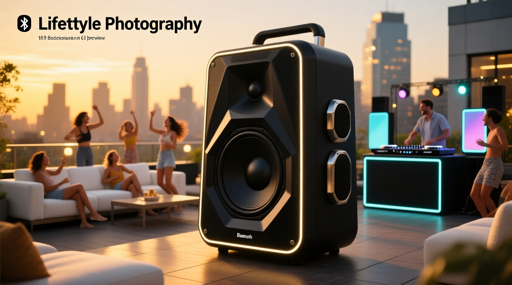 biggest bluetooth party speaker real size, power portability
