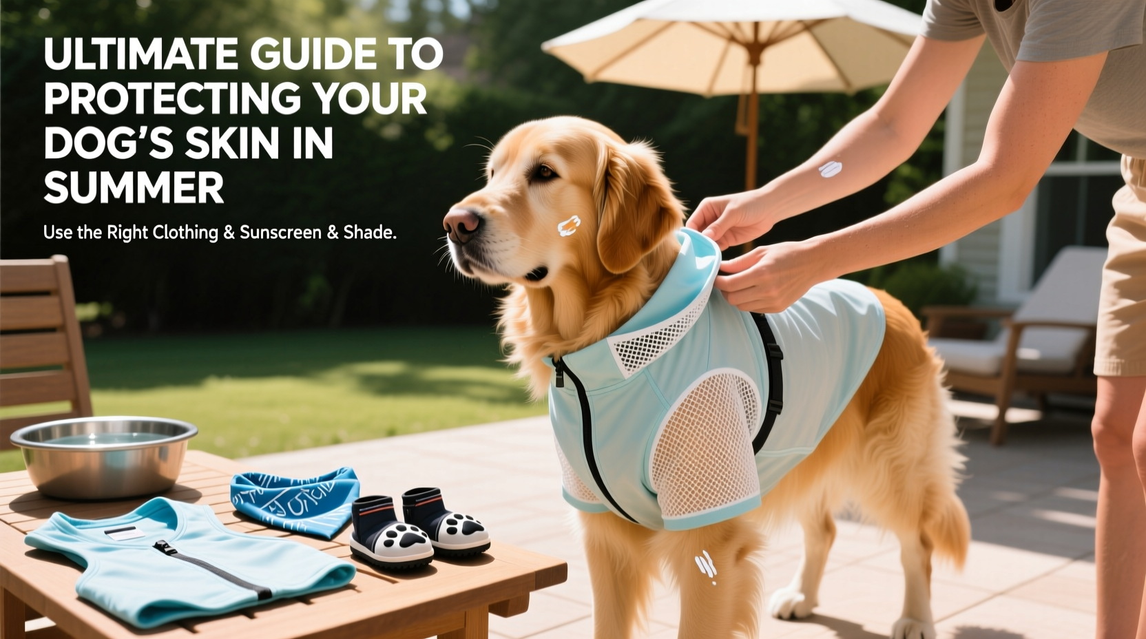 ultimate guide to protecting your dogs skin in summer using the right clothing