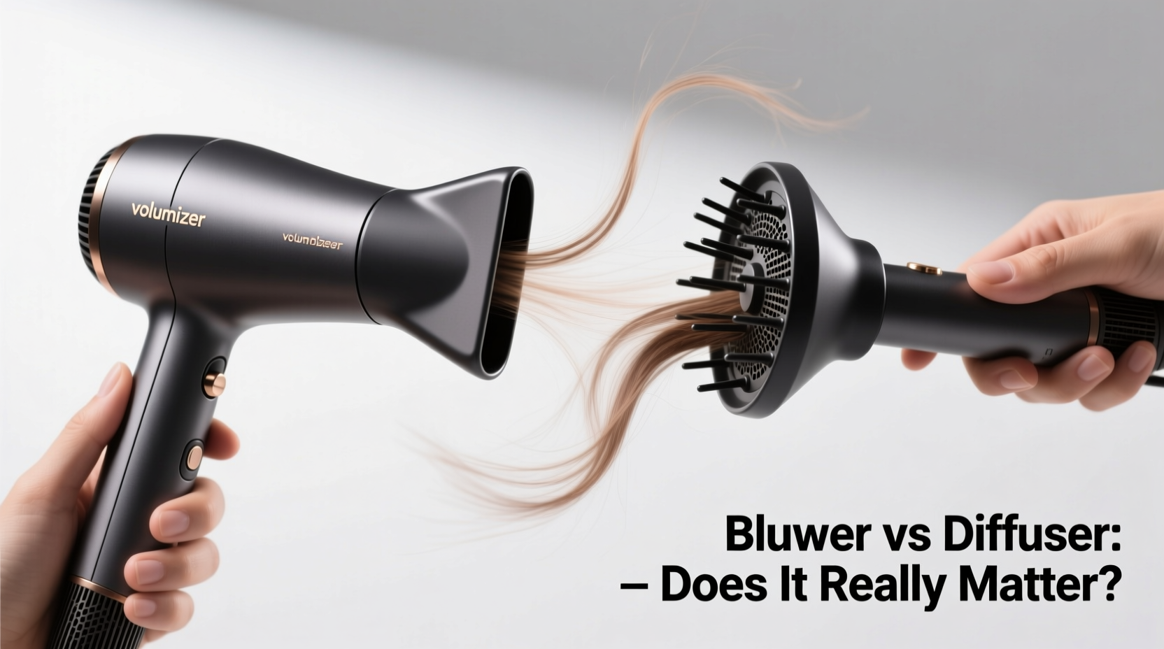 hair volumizer blower vs diffuser dryer does the attachment really make that big of a difference
