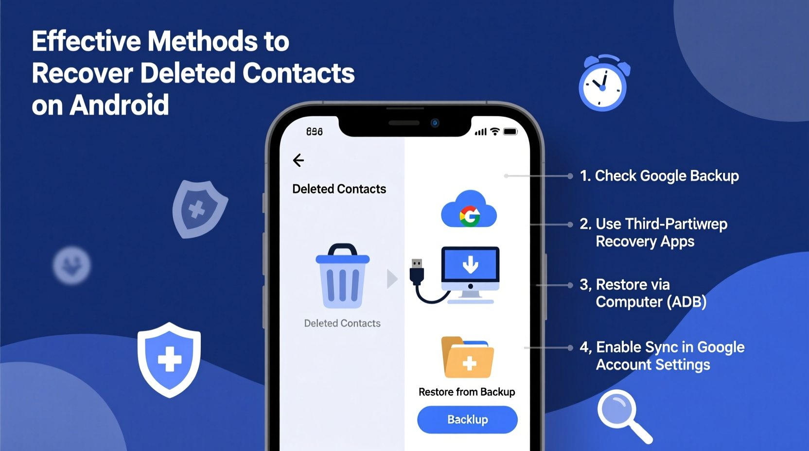 effective methods to recover deleted contacts on android devices