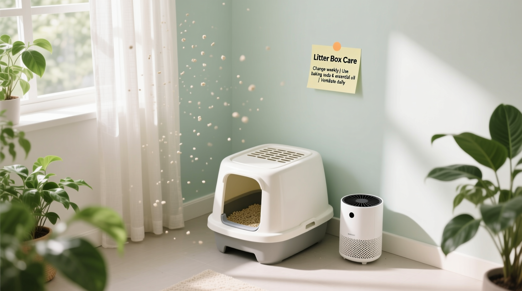 effective and easy ways to eliminate cat litter smell from any room for good