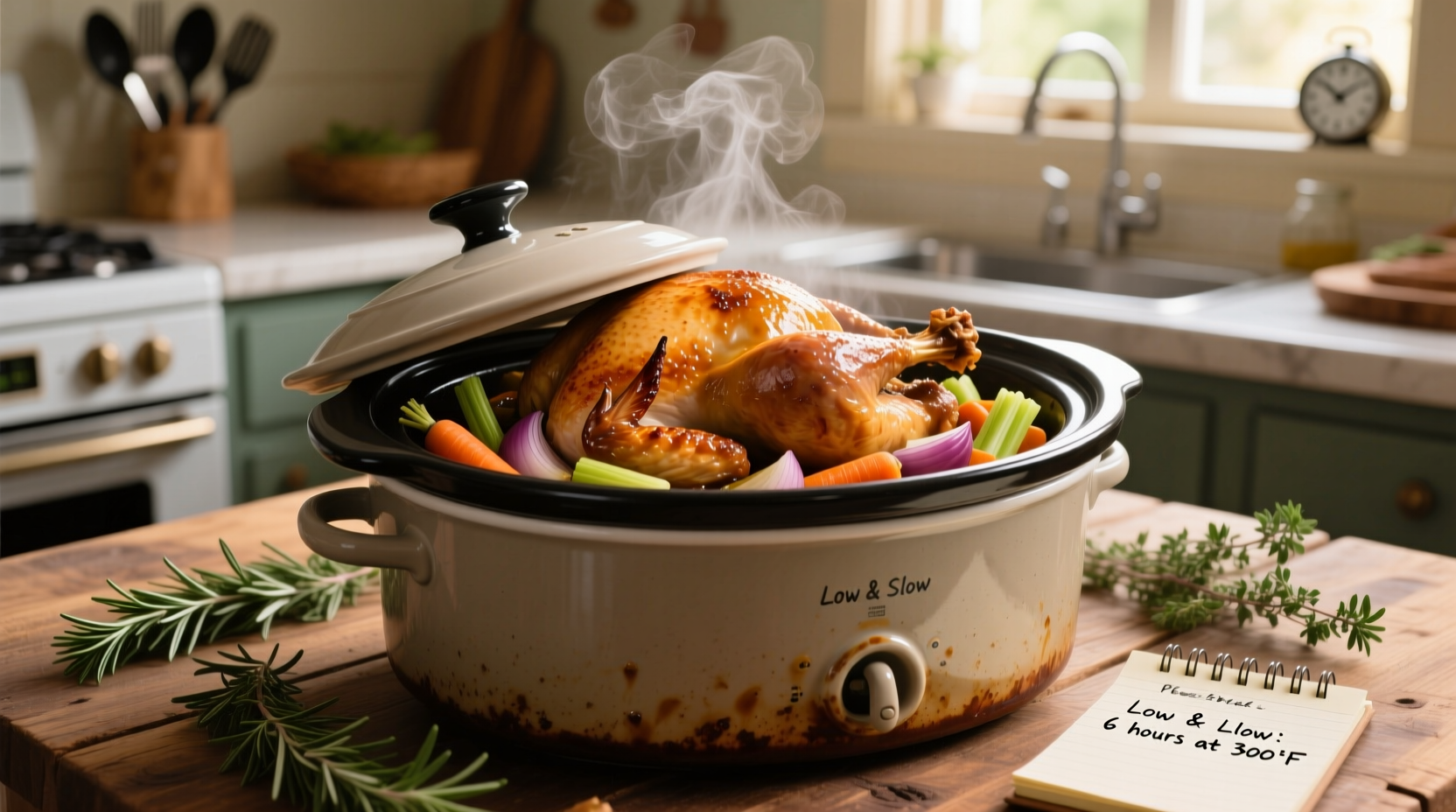 how to slow cook turkey breast in crock pot