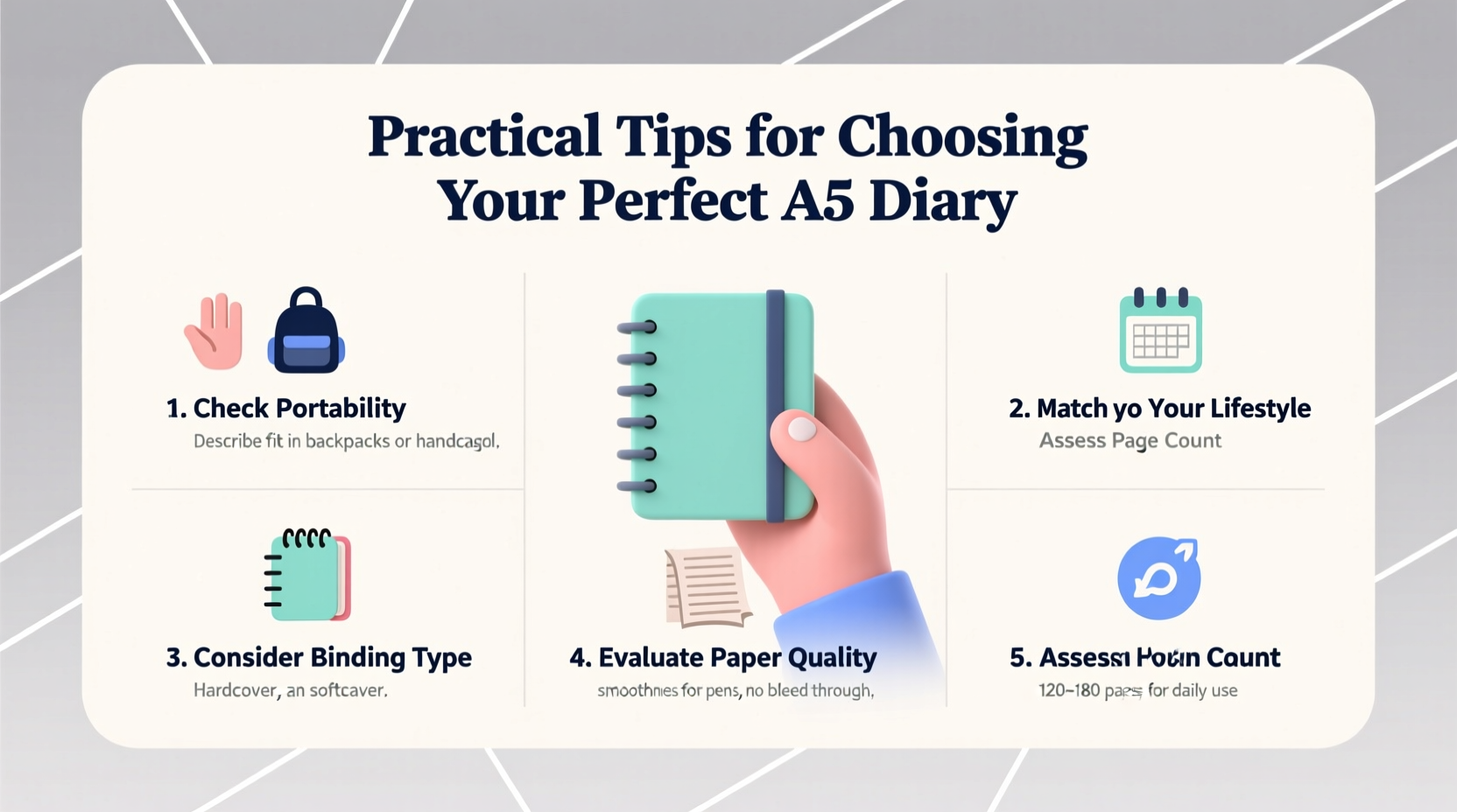 practical tips for selecting the perfect a5 diary size for your needs