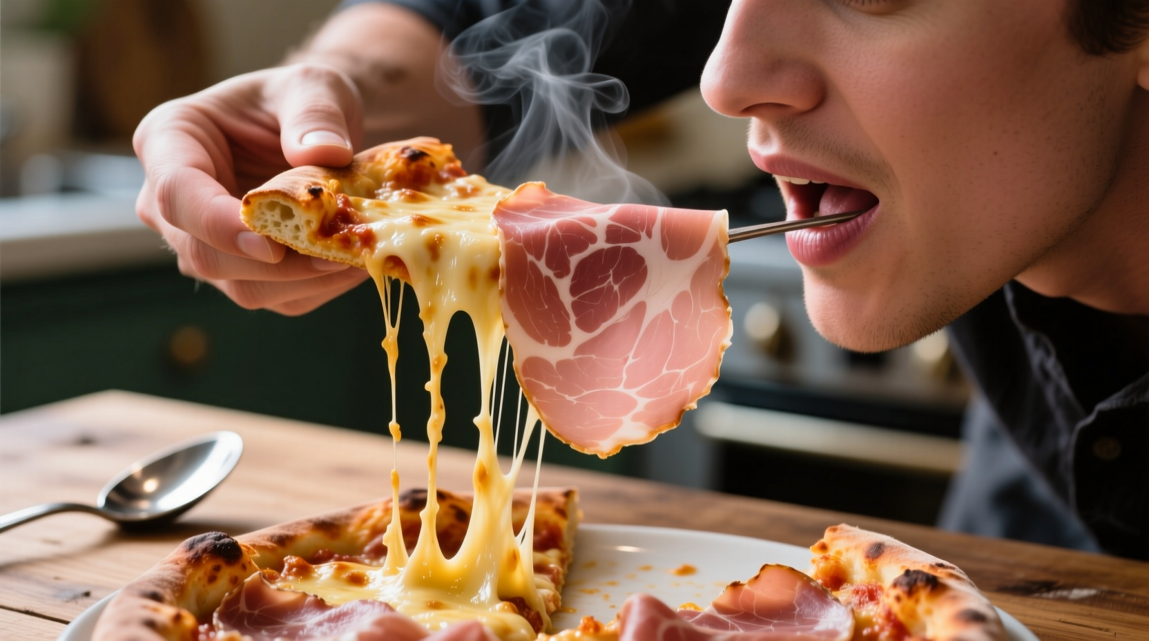 protect your mouth from hot pizza with slices of mortad