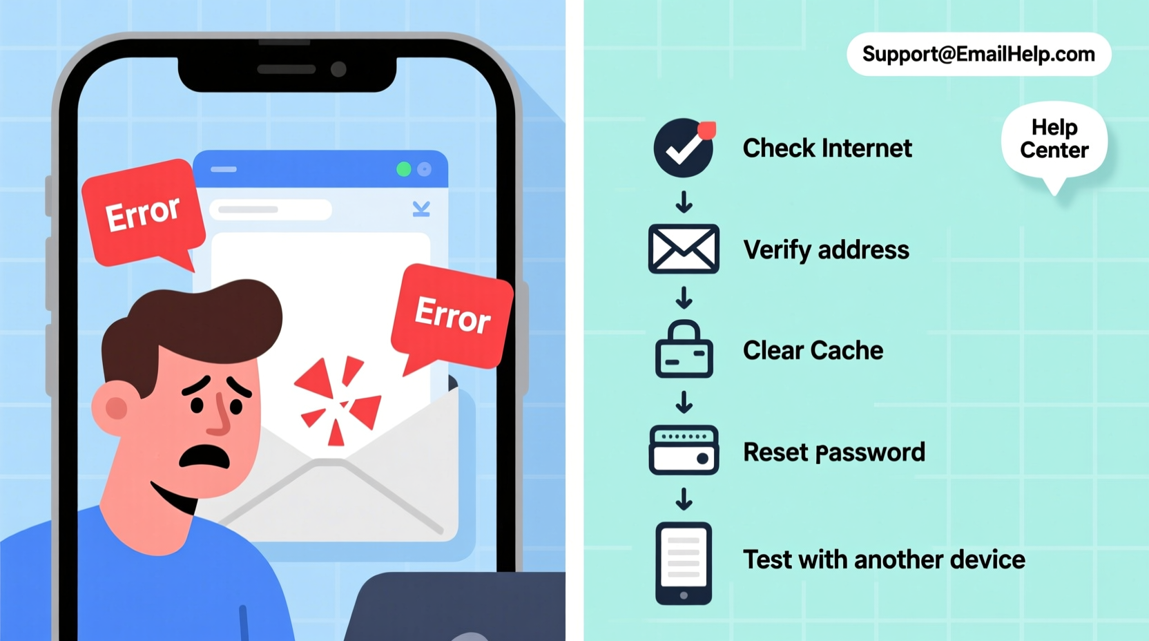 why cant i get mail troubleshooting email issues