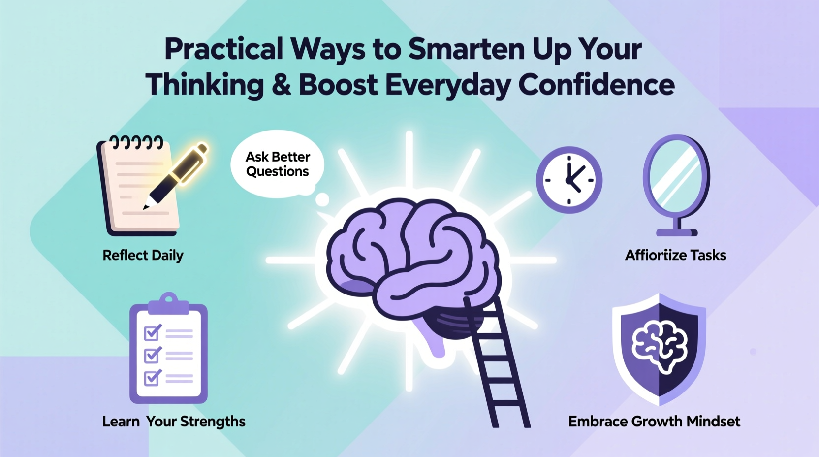 practical ways to smarten up your thinking and boost everyday confidence