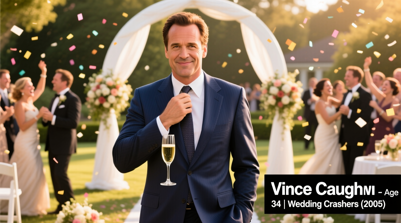 how old was vince vaughn in wedding crashers