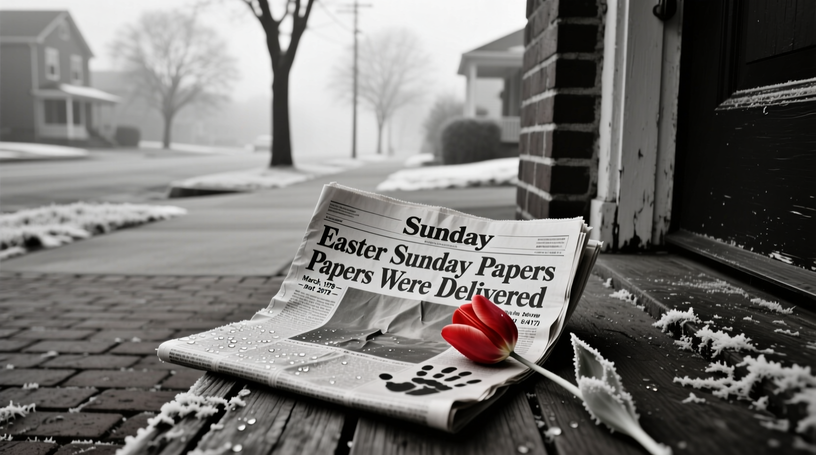 Yes, Sunday Papers Were Delivered on Easter Sunday 2017