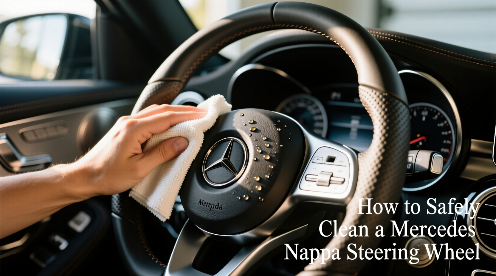 mercedes nappa steering wheel cleaning