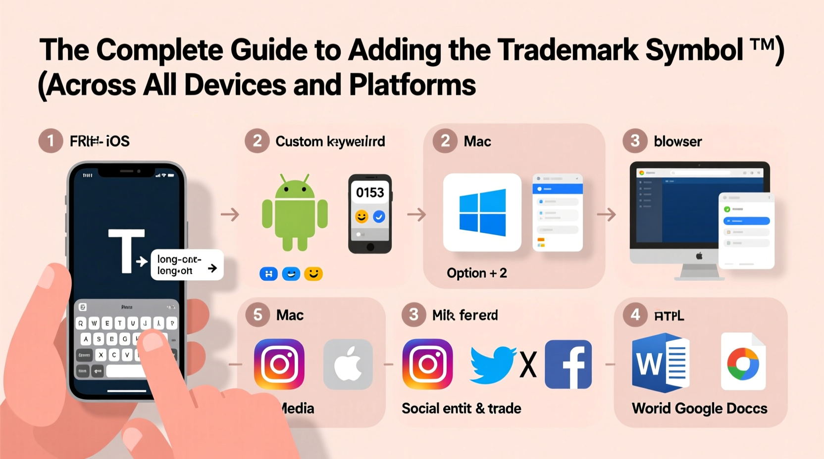the complete guide to adding the trademark symbol across all devices and platforms