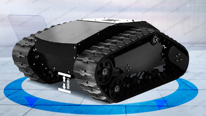 F Fityle Chenille En Caoutchouc Remplacement Pour Robots DIY RC Voiture - 66cm