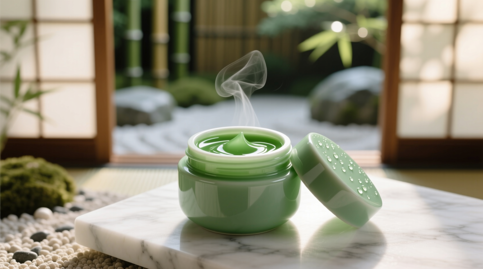 green tea mask
