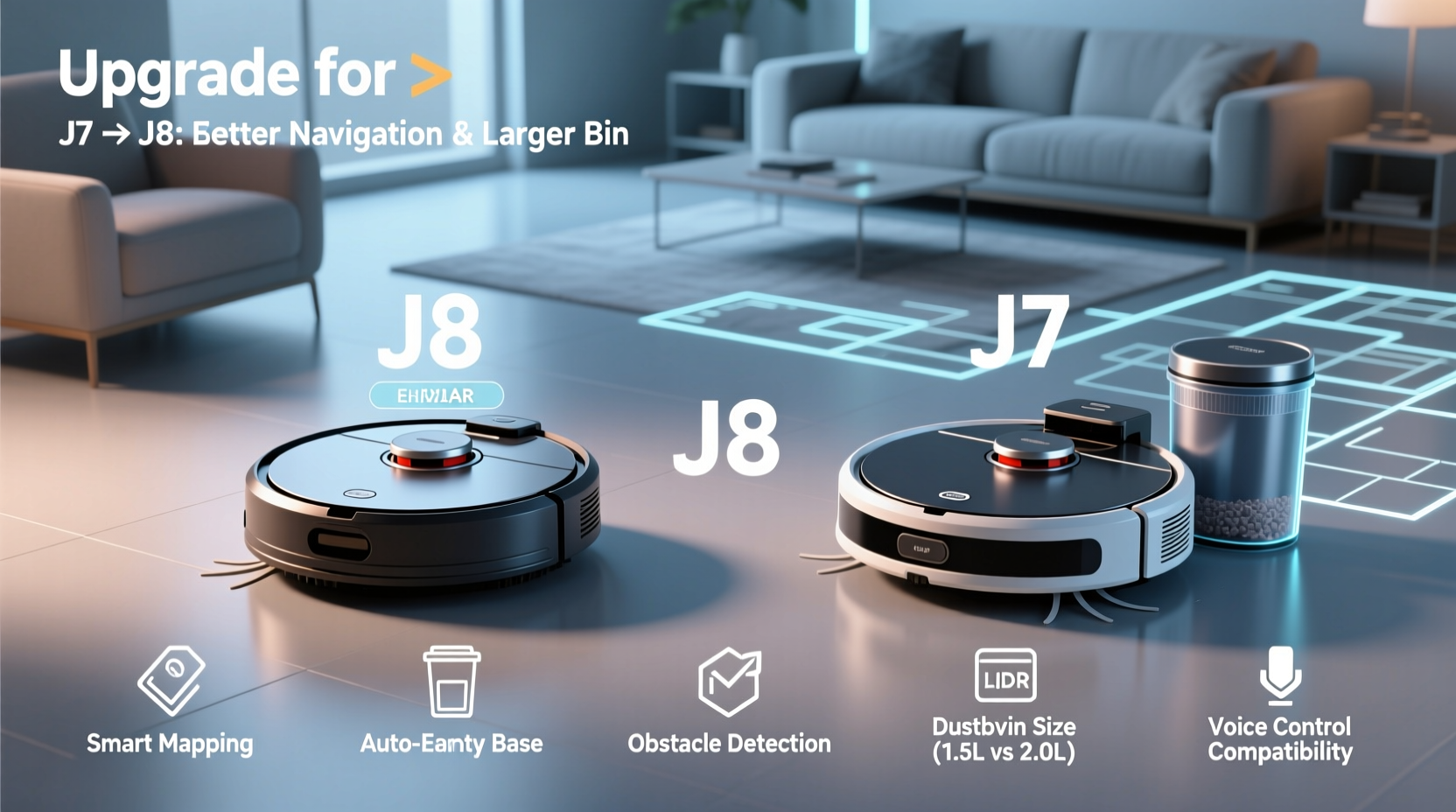 roomba j7 vs j8 what are people upgrading for