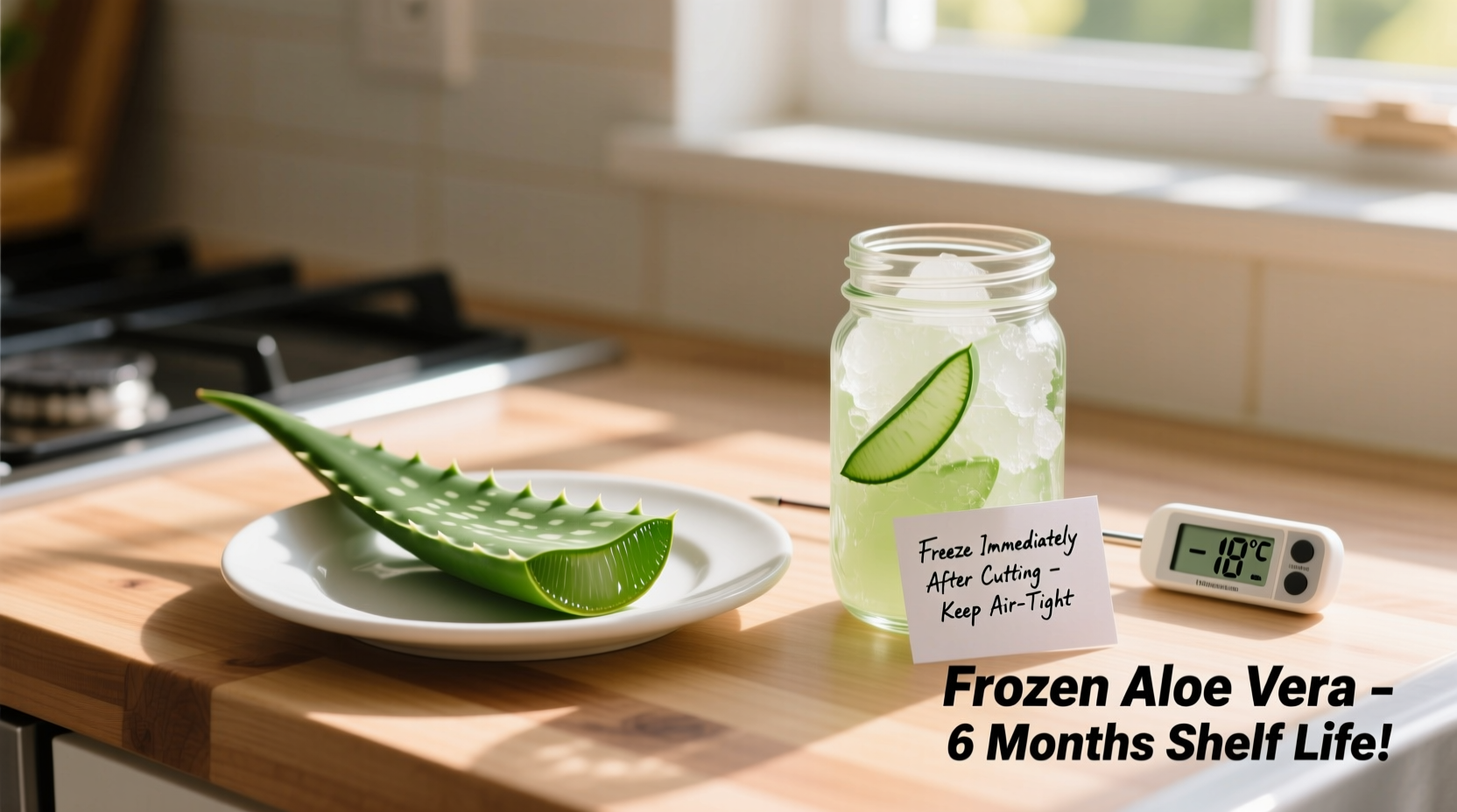 can i freeze aloe vera