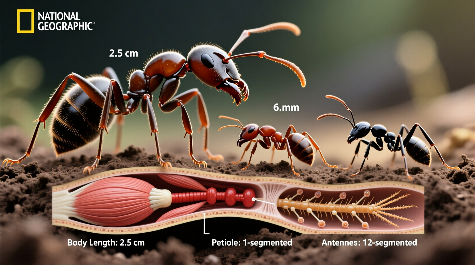 ant size differences why are some ants bigger than others