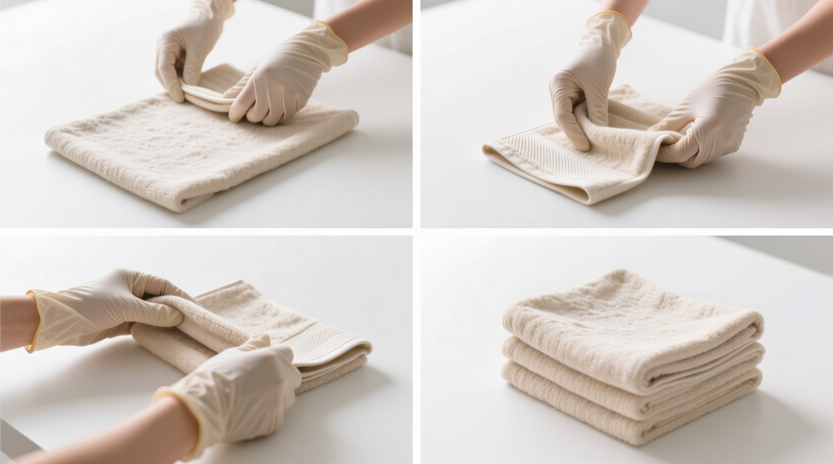 how to fold towels the right way