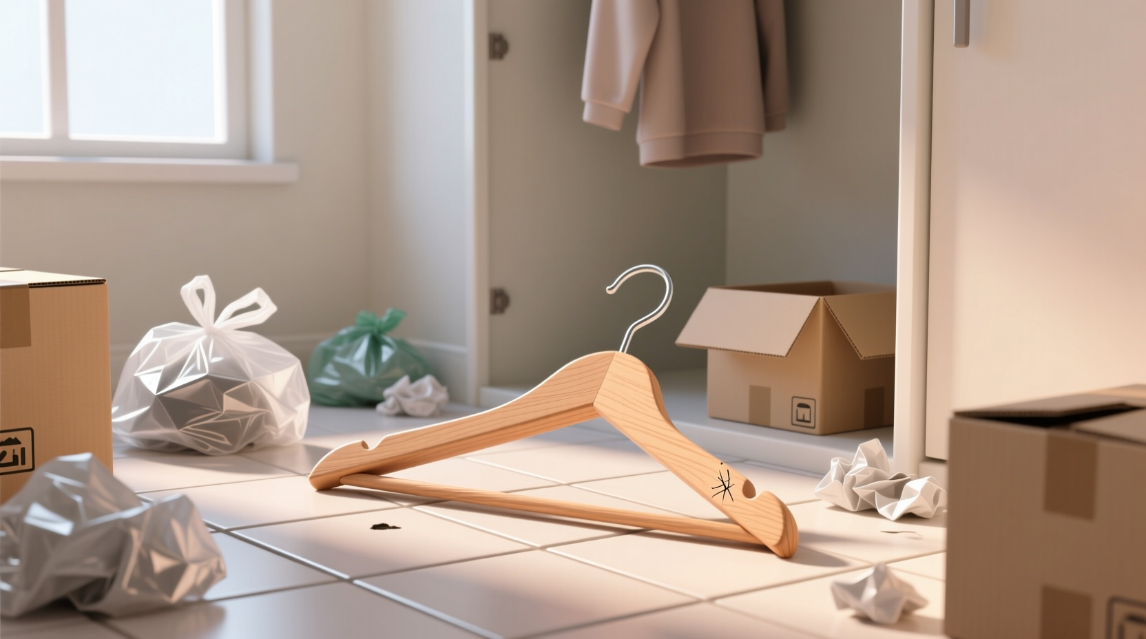 you dont need to throw used hangers in the trash