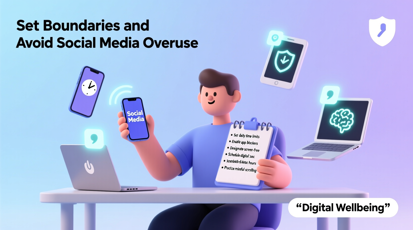 effective strategies to set boundaries and avoid social media overuse