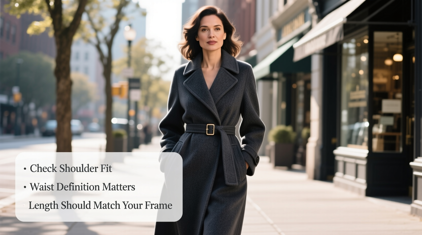 the ultimate guide to finding a womens coat that fits flawlessly and flatters your shape