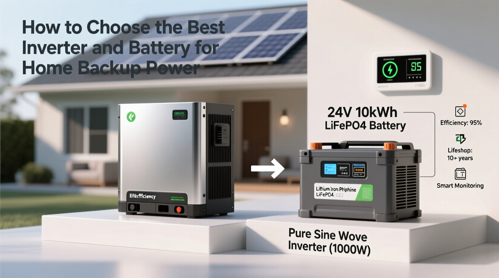 inverter and battery