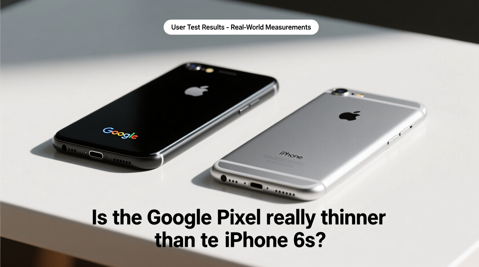 is the google pixel really thinner than the iphone 6s owners chime in