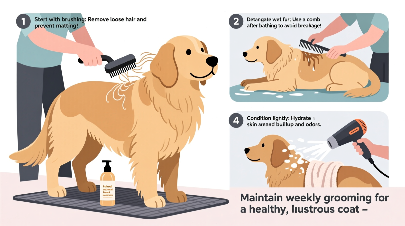 the complete guide to grooming your large dog at home step by step tips for a healthy coat
