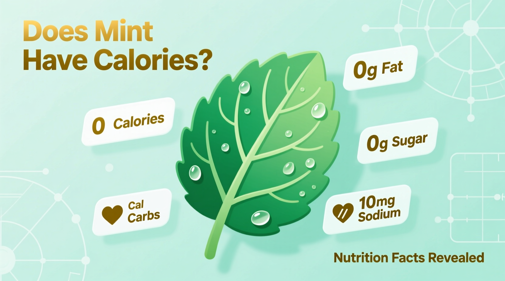 does mint have calories