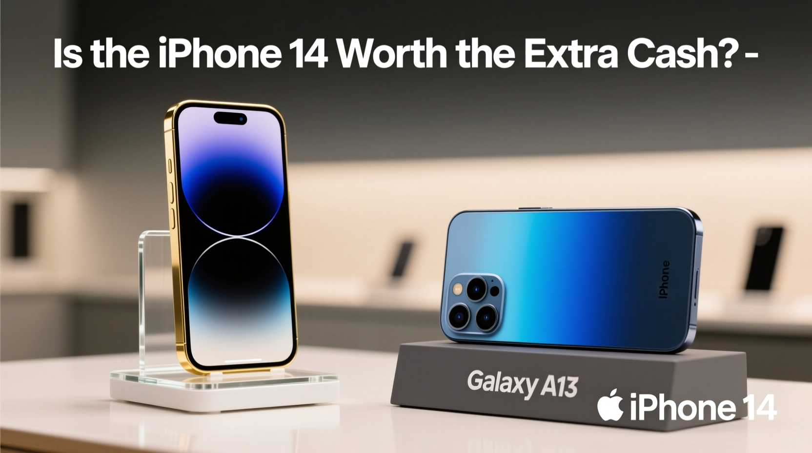 iphone 14 vs galaxy a13 is the iphone really worth the extra cash