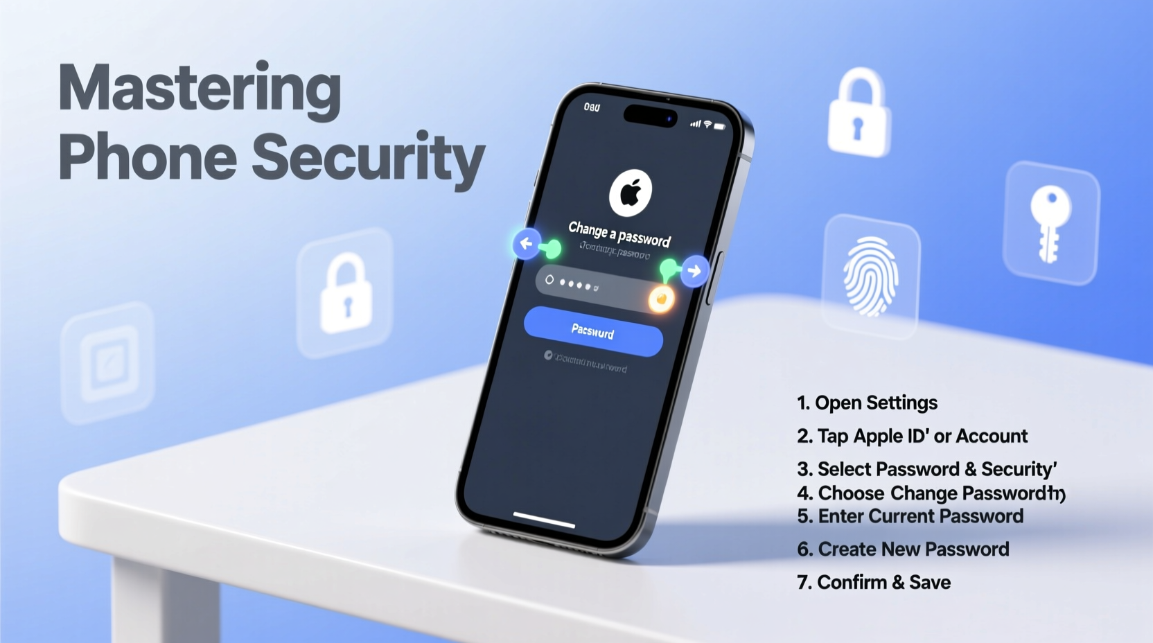 mastering cell phone security a step by step guide to changing your password easily