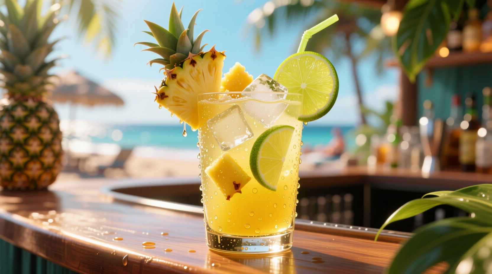 3 ingredient happy hour a super fresh pineapple daiqui