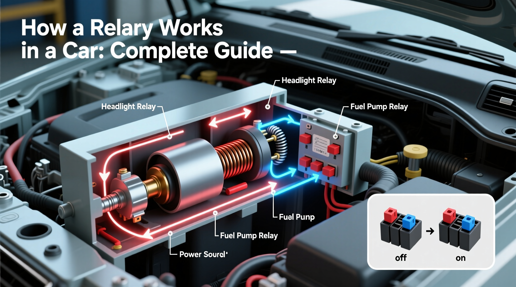 how does a relay work in a car