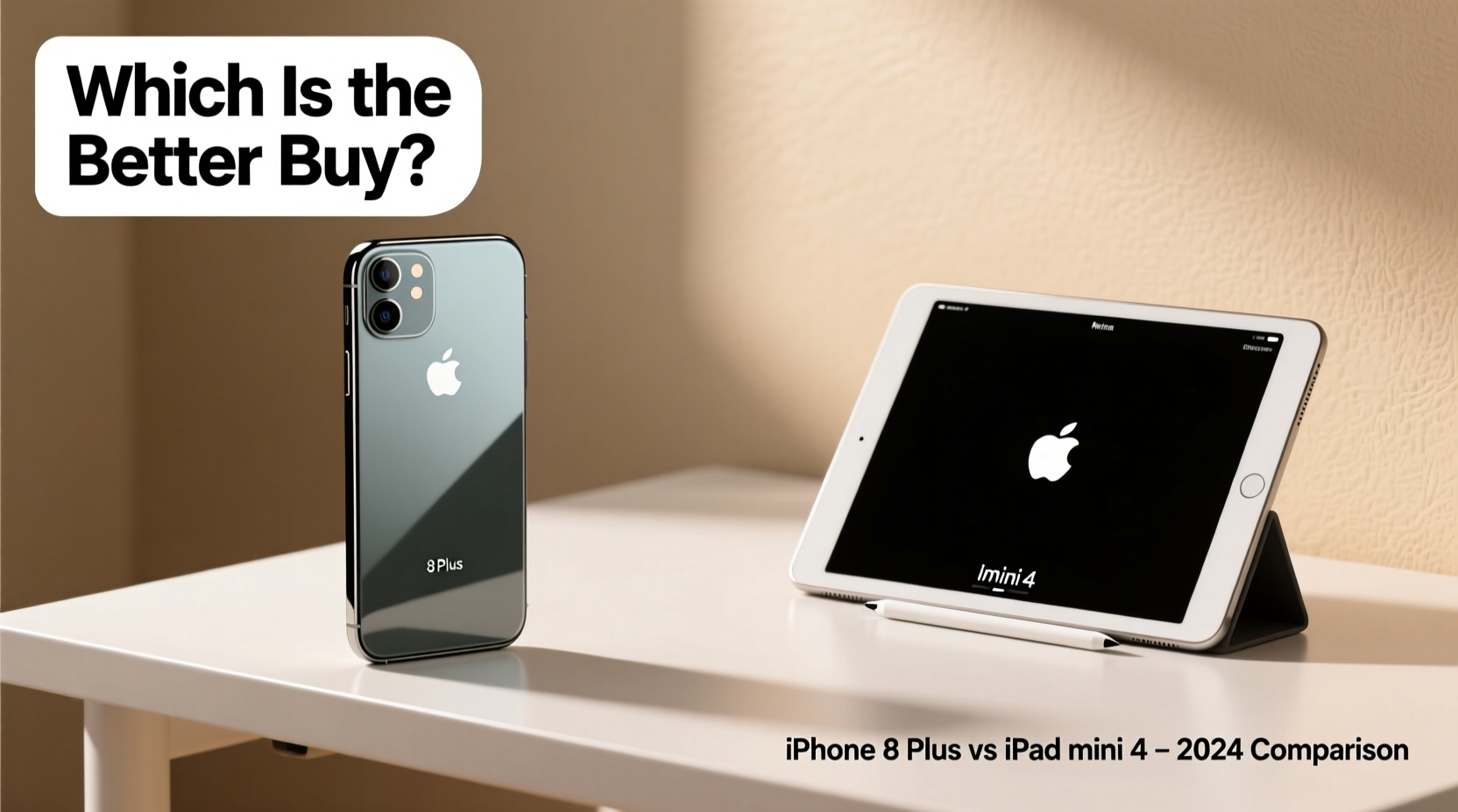 iphone 8 plus or ipad mini 4 which apple device is the better buy
