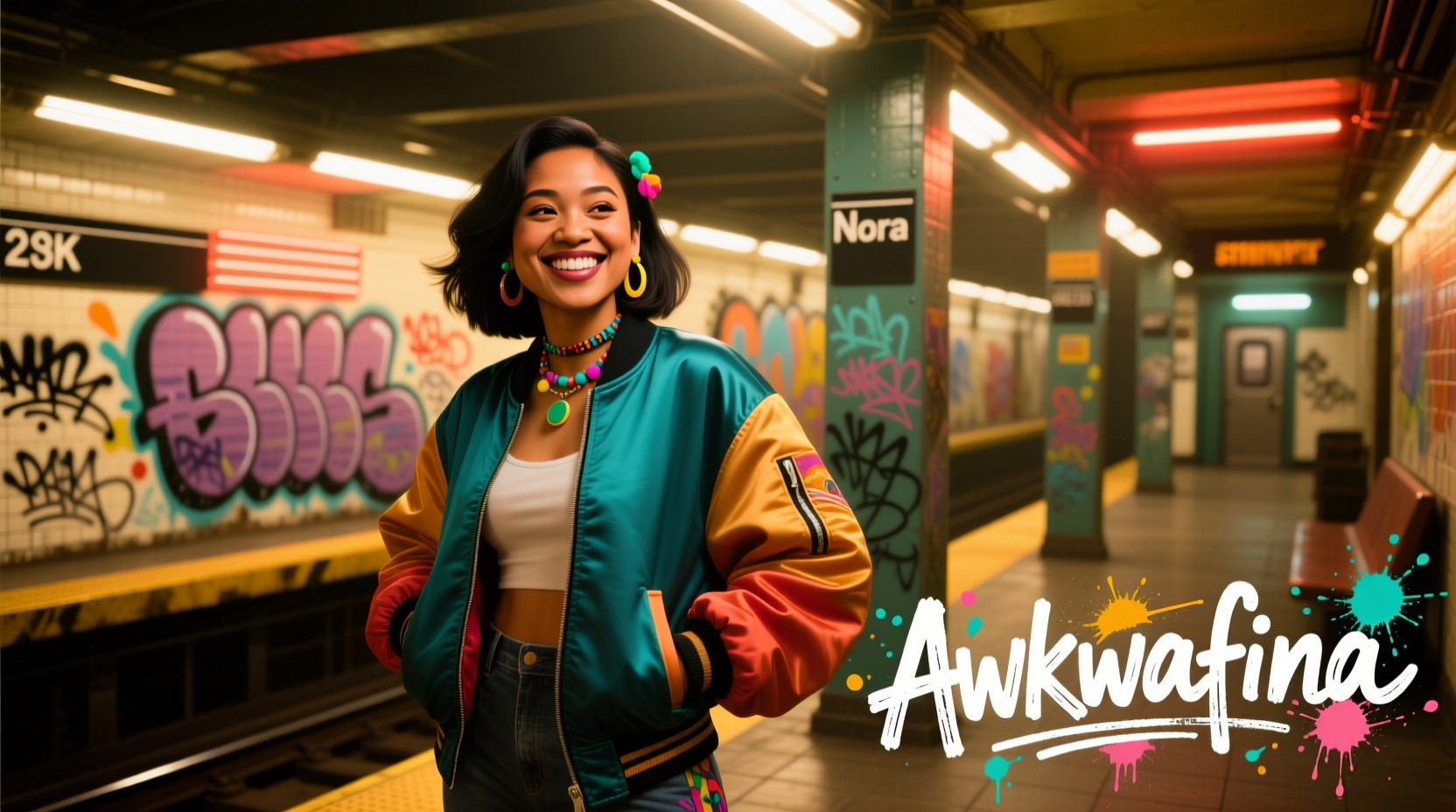 why did awkwafina choose her stage name the story behind it