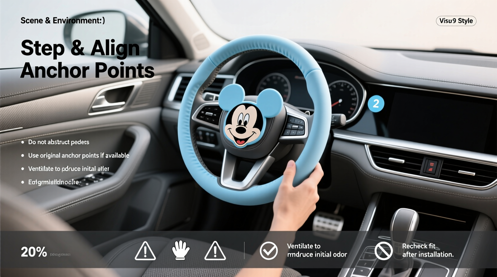 How to Choose Mickey Mouse Steering Wheel Covers: Buying Guide