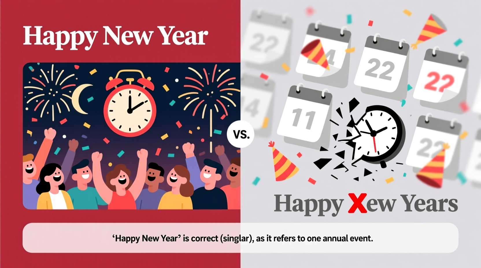 Happy New Year vs. Happy New Years: Which Is Correct?