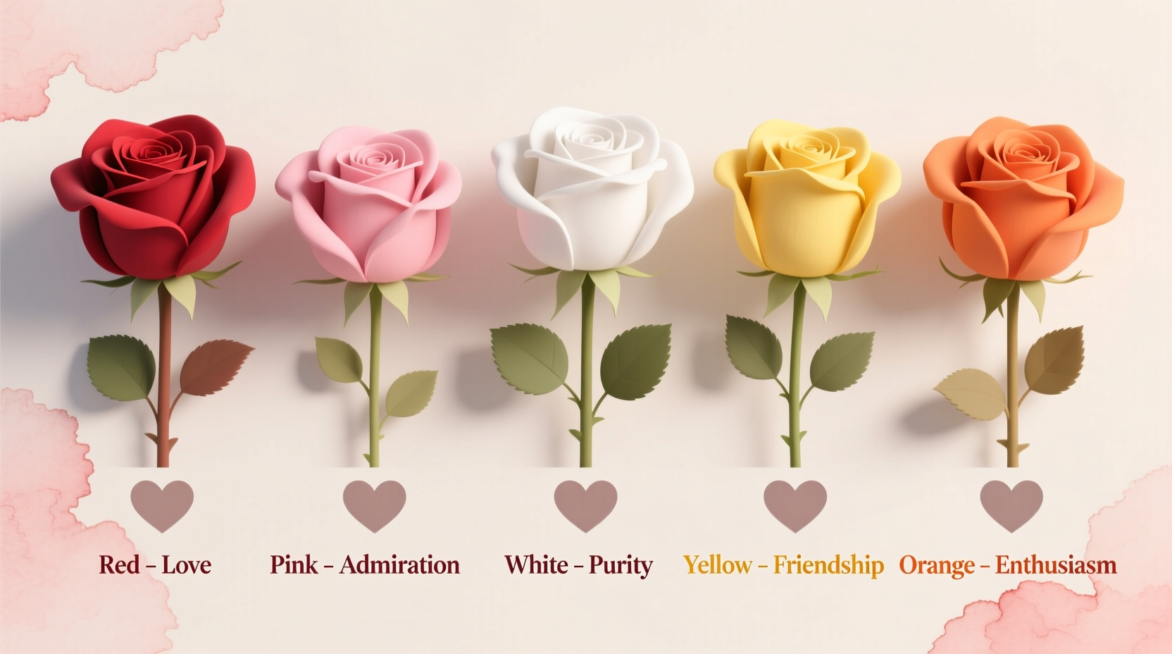 what does the color of roses mean on valentines day