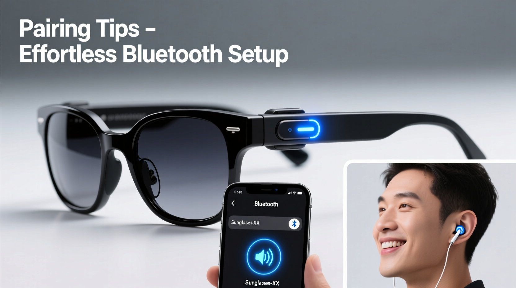 step by step tips for effortlessly pairing bluetooth earphones with smart sunglasses