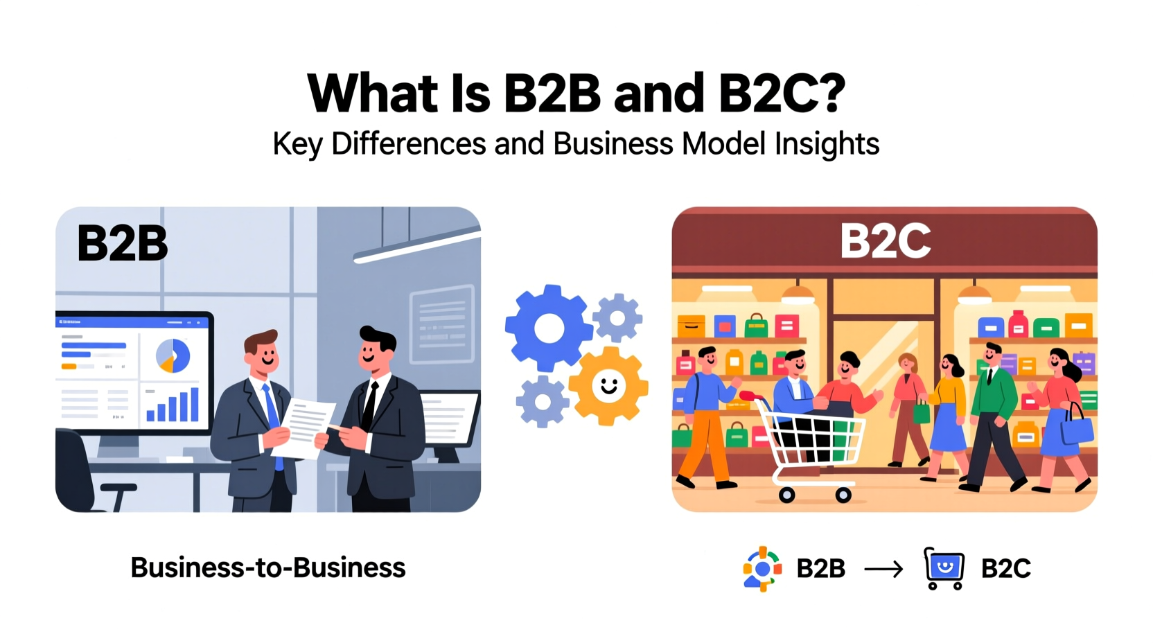what is b2b abd b2c