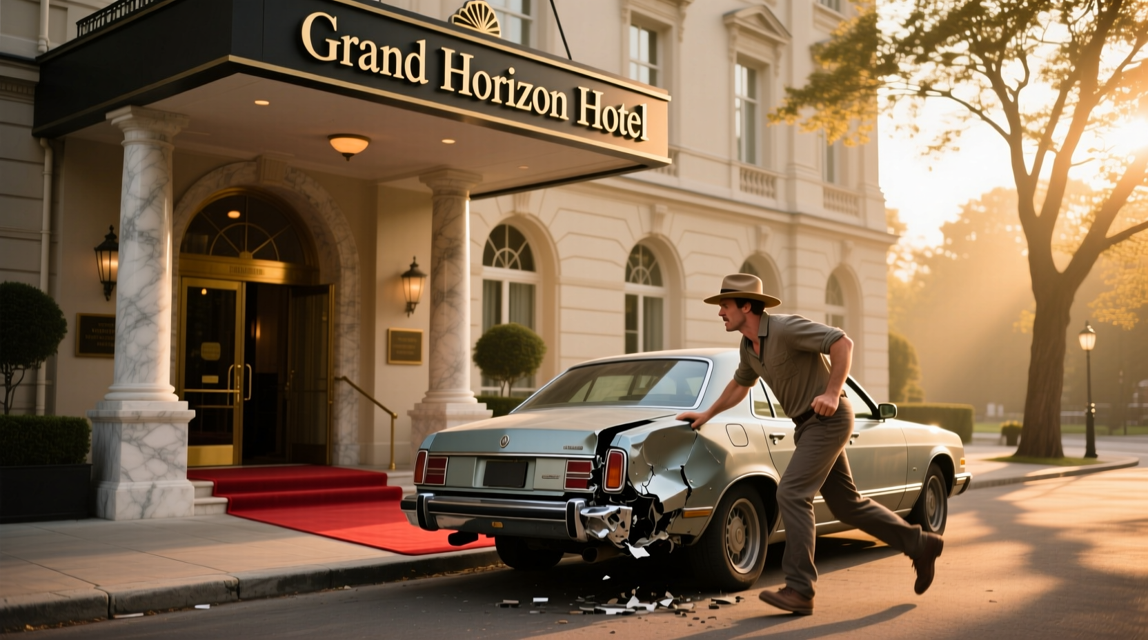 a man pushes his car to a hotel riddle answer